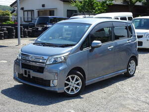 Movecustom*Authorised inspection8/5迄*7万km台!*レーダーBrakeサポート*HID*Smart key*CD*GenuineAW*タイミングチェーン*110520☆