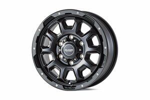 JAOS ジャオス ADAMAS BL5 6H 16x6.5J +48 6H 139.7 マットポリッシュブラック 1本 　