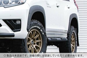 JAOS ジャオス フェンダーガーニッシュ type-X 未塗装品 ランドクルーザープラド GDJ150W GDJ151W GRJ150W GRJ151W TRJ150W 2013/9～