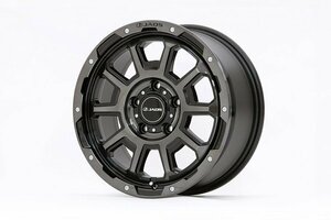 JAOS ジャオス ADAMAS BL5 17x7.5J+44 5H 127 スモークポリッシュブラック 17インチ 鋳造1ピースホイール 1本