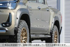 JAOS ジャオス オーバーフェンダー type-X 未塗装品 ハイラックス GUN125 2020/8～ Z“GR SPORT”除く