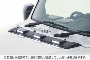 JAOS ジャオス ボンネットディフレクター 未塗装品 ジムニーシエラ JB74W 2018/07～