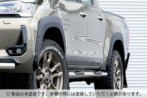 JAOS ジャオス フェンダーガーニッシュ type-X 未塗装品 ハイラックス GUN125 2020/8～ Z“GR SPORT”除く