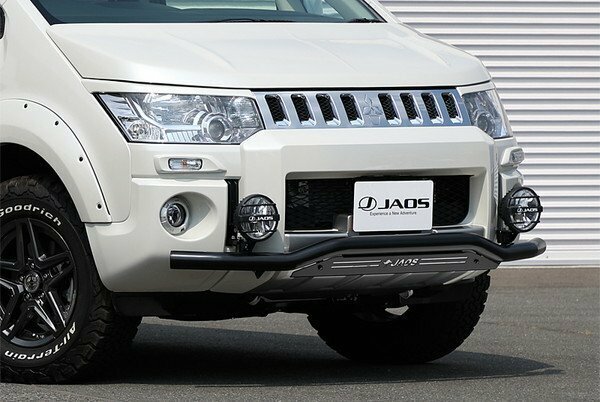 JAOS ジャオス フロントスキッドバー ブラック／ブラック デリカD:5 CV1W CV2W CV5W 2018/4～2019/10 3DA-CV1W除く