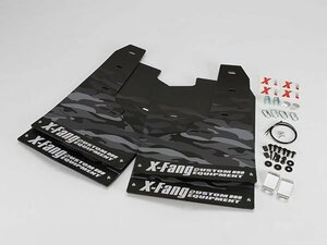 TGS X-Fang マッドフラップ カモフラージュ ブラック デリカD:5 CV1W CV2W CV4W CV5W ※MC後CV1装着不可