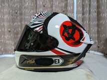 SHOEI X-Fifteen X-15 ショウエイ エックスフィフティーン マルク・マルケス モテギ4 XL スモークシールド付き ちょっと訳あり 即決有り_画像2