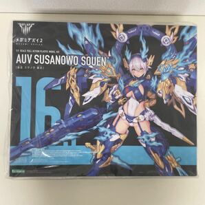 特典付き 未組立 コトブキヤ メガミデバイス 皇巫 スサノヲ 蒼炎 1/1スケール プラモデル タンポ無し顔パーツ 240506KCの画像2