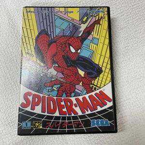  outside fixed form Mega Drive MD Spider-Man Sega SEGA MEGA DRIVE Mega Drive soft SPIDER MAN retro instructions less 240508T17