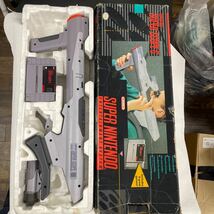 当時物 Nintendo スーパーファミコンハード北米版 SUPER SCOPE 6 ソフト同梱版 レトロ品 レア品 SFC SNS-SSLR-USA 240515T03_画像2