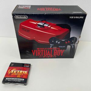  rare goods Nintendo virtual Boy VUE-S-RA(JPN) nintendo VIRTUAL BOY that time thing Vintage retro goods game soft attaching operation not yet verification 240522T04