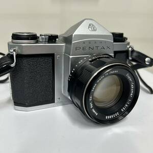 ASAHI PENTAX ペンタックス SV フィルムカメラ 一眼レフカメラ SUPER TAKUMAR レンズ 、ケース付き