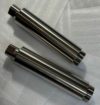 フロントフォーク交換せず取付 ステンレス製 41mm 150mm延長 ロング 49-77年前期 フォークジョイント ハーレー xp24_画像3