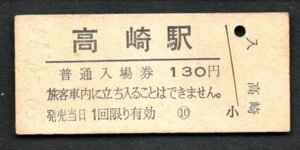 （高崎線）高崎駅１３０円