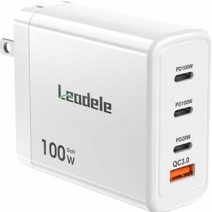 PD 100W急速充電器 100w usb 充電器 macbook 充電器 業界超軽量 超小型 4ポート USB 四台同時充電