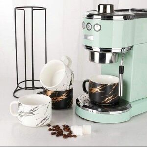 食洗機対応 コーヒーカップ セット マグカップ 陶器 収納ラック付き 耐熱