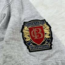 【極美品/超希少サイズ】BLACK LABEL CRESTBRIDGE ブラックレーベルクレストブリッジ 半袖Tシャツ ロゴ刺繍 ワッペン 紋章 XLサイズ以上_画像5