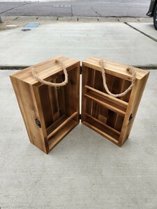 木製スパイスボックス アウトドア