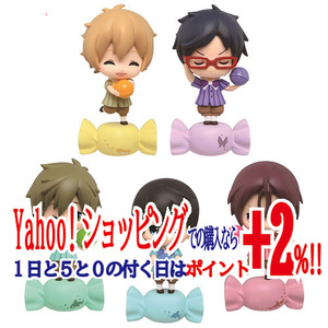 在庫一掃☆★タイトーくじ Free! Pop candy デフォルメフィギュア賞 candy ver. 全5種セット◆新品Ss