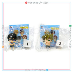 在庫一掃☆タイトーくじ本舗 Free! デフォルメフィギュア賞 橘真琴＆七瀬遙 2種セット◆新品Ss