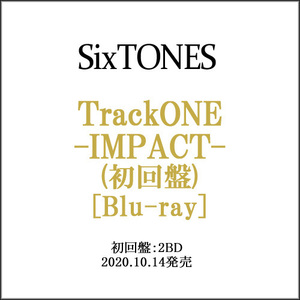 SixTONES TrackONE -IMPACT-(初回盤)/Blu-ray◆新品Ss（ゆうパケット対応）