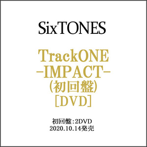 SixTONES TrackONE -IMPACT-(初回盤)/DVD◆新品Ss（ゆうパケット対応）