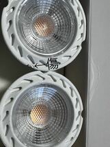 1108) DiCUNO ダクトレール用スポットライト E11口金 LED電球付き 5W 40W相当 電球色 ライティングバー用スポットライト高演色　6個セット_画像10