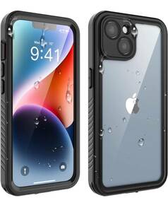 1134) iPhone14 Plus 用 ケース iPhone14 Plus 防水ケース 耐衝撃 360フルカバー 全面保護 完全防水 防塵 防雪 カメラレンズ保護 