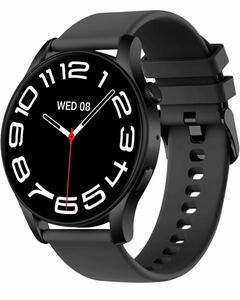 1111) IGYLAR 【AMOLED 明るい アップデート版】スマートウォッチ 丸型 Smart Watch 1.43インチ 通話機能付き 38Gだけ 軽量 Bluetooth5.2