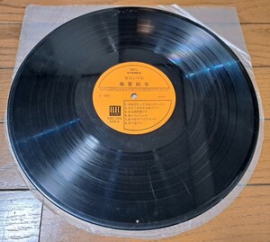 中古レコード LP盤　泉谷しげる　春夏秋冬COVER / ジャケットなし