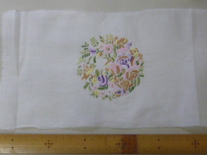 # cotton cloth . embroidery motif lovely . floral print 6 pieces set 