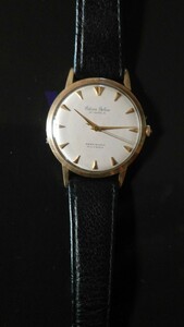 当時日本一薄型最高級機種　CITIZEN シチズン デラックス 21石 パラショック　手巻紳士腕時計　変わり文字盤