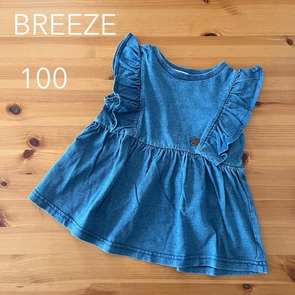 BREEZE フリル袖カットソー サイズ100 