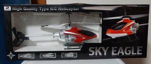 ヘリコプター　SKY EAGLE High Quality Type R/C Helicopter　color（赤色）