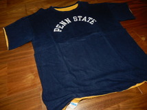 希少 70's Champion リバーシブル PENN STATE バータグ Tee ビンテージ オリジナル ( リーバイス チャンピオン REVERSE WEAVE 後付け 60s 0_画像4