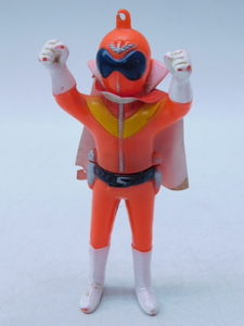 * месяц 0632 подлинная вещь мак Himitsu Sentai Goranger красный Ranger красный Ranger sofvi подвеска с цепью брелок для ключа примерно 10.5. кукла 12404261