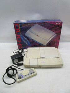 ★平1497 NEC PC Engine DUO-R PI-TG10 PCエンジン ゲーム機 ACアダプター コントローラー ジャンク 12405121