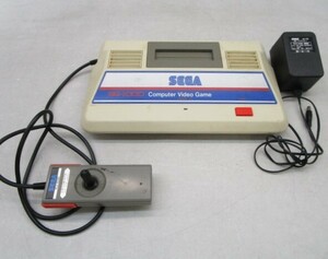 * flat 1501 SEGA Sega computer video game SG-1000 game machine body controller AC adaptor retro game Junk 12405121