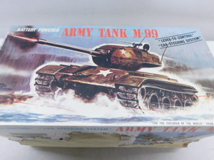 ★月0363 当時物 増田屋 ARMY TANK M-99 アーミータンク 戦車 マスダヤ 昭和レトロ ジャンク 12404261