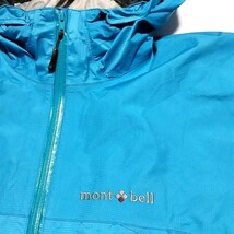 mont-bell モンベル ★ゴアテックス★ レインダンサージャケット レインジャケット レインスーツ ウインドブレーカー 雨具 青 レディースXL_画像5