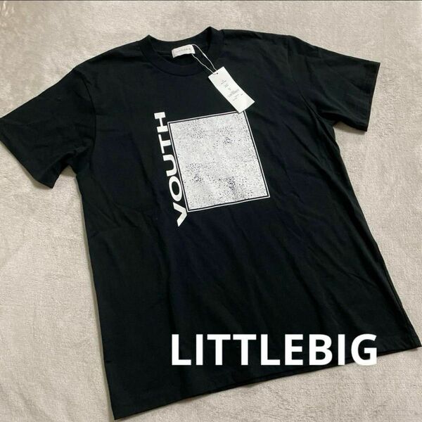 最終値下☆新品タグ付☆ LITTLEBIG リトルビッグ プリントTシャツ　ブラック　M