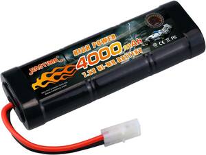 NASTIMA 7.2v ニッケル水素バッテリー 4000mAh タミヤ交換 ラジコン カー バッテリー RC バッテリー 京商、