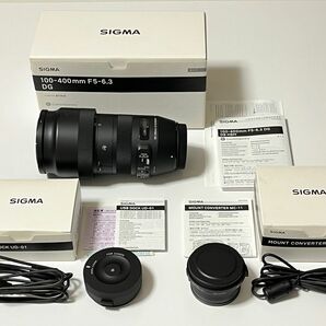 SIGMA 100-400mmF5-6.3 DG OS Canon用 ＋ マウントアダプターMC-11 ＋ USB Dock