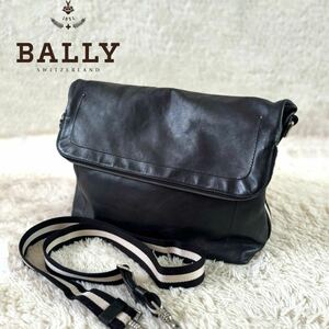 BALLY Bally кожа сумка на плечо Bally полоса телячья кожа кожа натуральная кожа мужской женский унисекс черный чёрный 