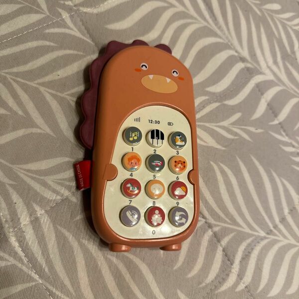 スマホ 携帯電話 おもちゃ 音楽 スマホおもちゃ スマートフォン 恐竜 ピンク 知育 知育玩具 プレゼント 