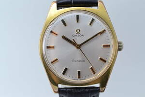 #2317 OH済 1969 ビンテージ オメガ ジュネーブ OMEGA Genave 純正風防 シルバーサンバーストダイアル　メンズ　絶好調