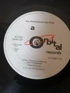 プロモ　12 After Dark EP Orbital Records