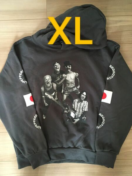 Red Hot Chili Peppers レッチリ日本限定パーカー黒　XL ⑫ 新品未使用品　レッドホットチリペッパーズ