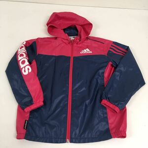 送料無料★adidas アディダス★ウィンドブレーカー　裏メッシュナイロンジャケット★キッズ　子供　130 #60521sj153