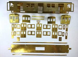 でんてつ工房 神戸電鉄1070 車体キット　(元箱、取説なし)