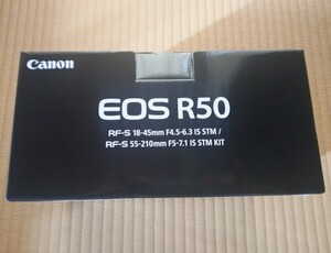 【新品未使用・送料無】 キヤノン Canon EOS R50 ダブルズームキット ブラック・送料無 ミラーレス 一眼